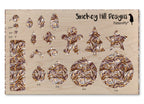 PatternPly® Transparent Red, Gold, and Black Swirls product photo 3