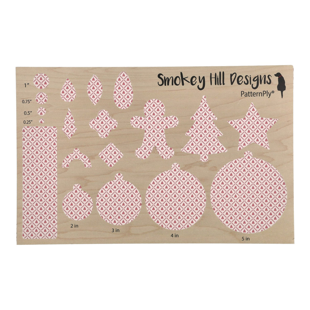 PatternPly® Full Coverage Red Holiday Lattice