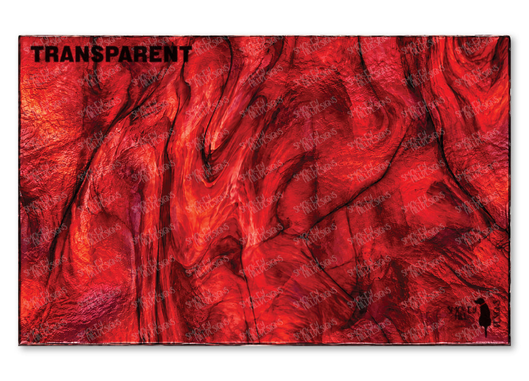 PatternPly® Transparent Realistic Red Stained Glass