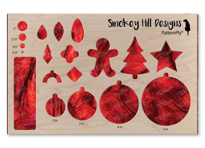 PatternPly® Full Coverage Realistic Red Stained Glass