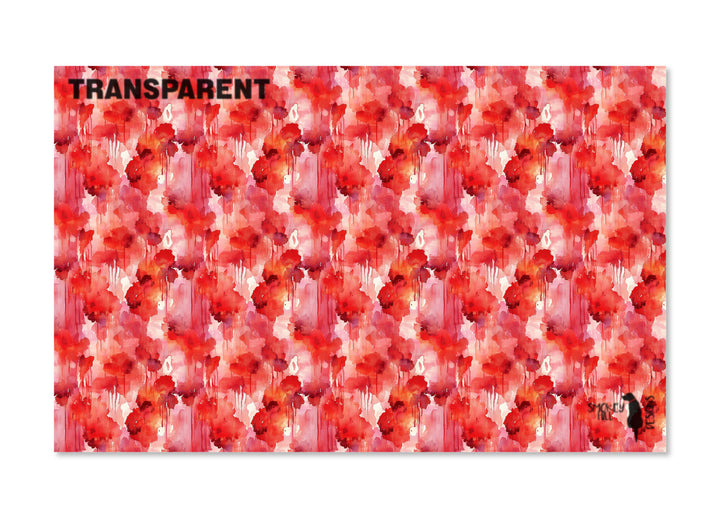 PatternPly® Transparent Red Watercolor Drips