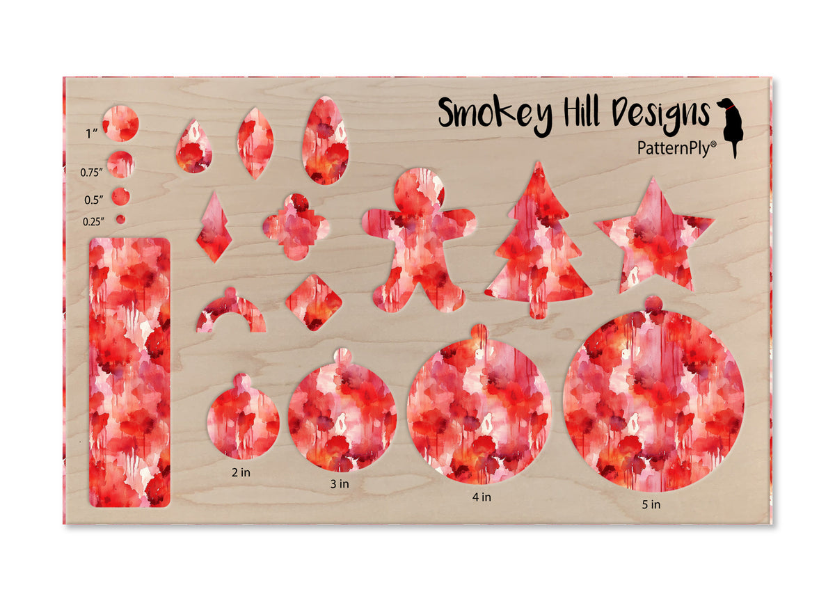 PatternPly® Transparent Red Watercolor Drips product photo 3