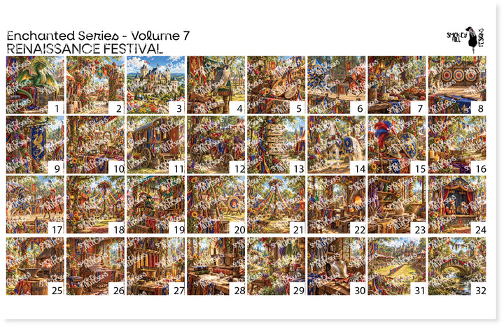 PatternPly® Full Coverage Enchanted Series Volume 7 Renaissance Festival Sampler