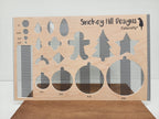 PatternPly® Scattered Repeating US Flag BLACK product photo 2