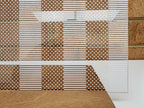 PatternPly® Scattered Repeating US Flag WHITE sheet showing the pattern