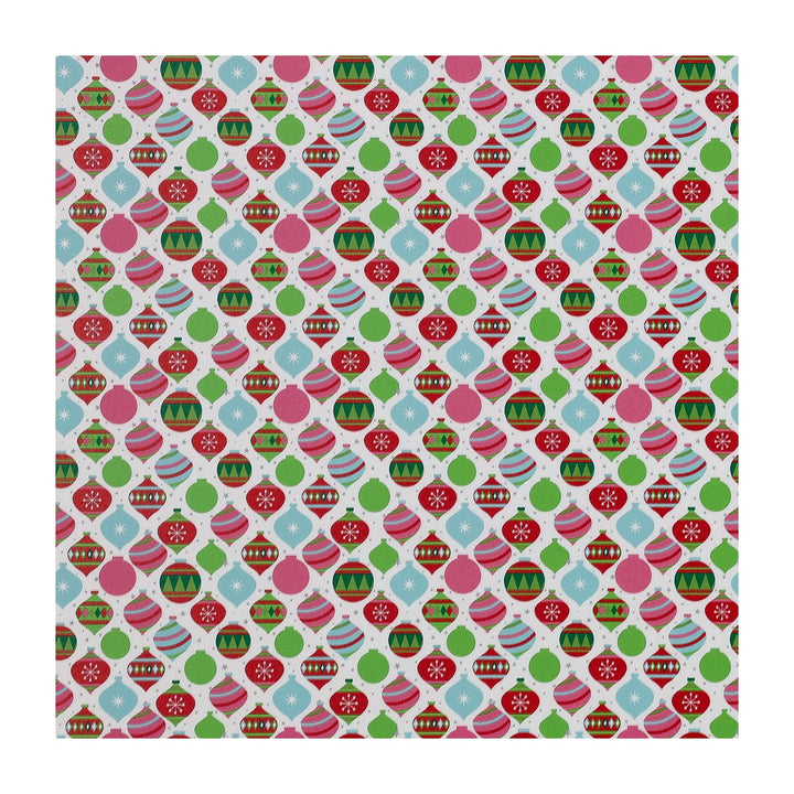 PatternPly® Full Coverage Retro Christmas Ornaments