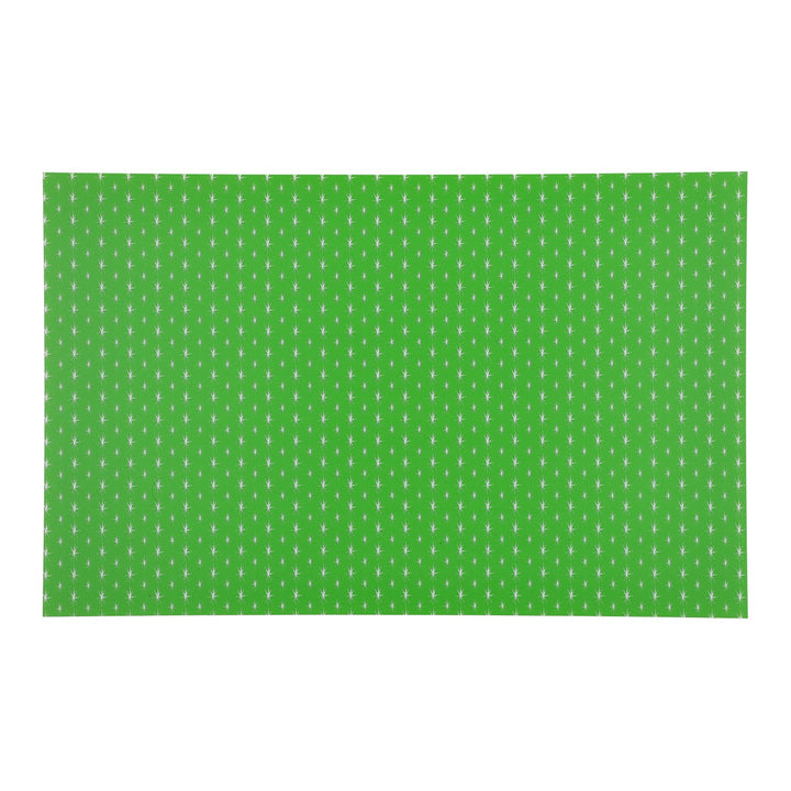 PatternPly® Full Coverage Retro Green Snowflakes