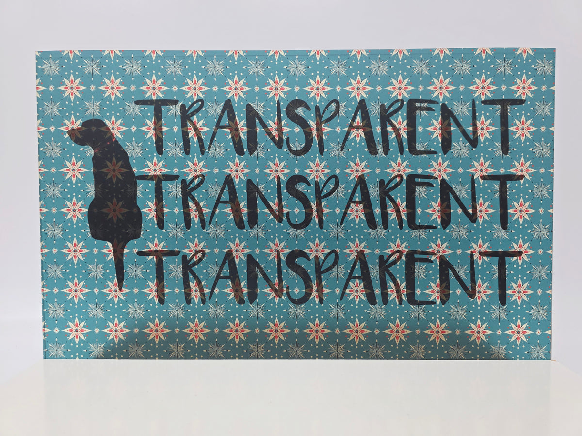 PatternPly® Transparent Retro Snowflakes sheet showing the pattern