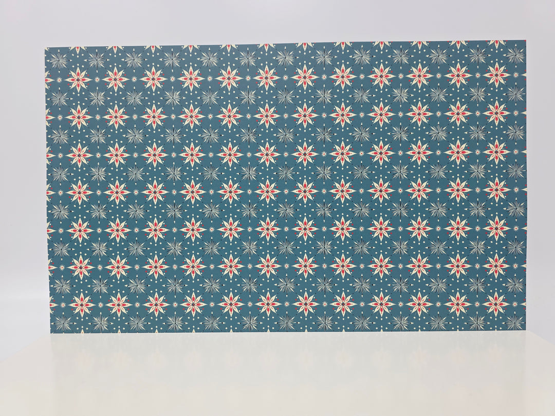 PatternPly® Full Coverage Retro Snowflakes