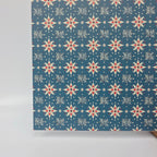 PatternPly® Full Coverage Retro Snowflakes sheet showing the pattern
