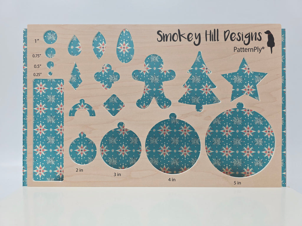 PatternPly® Transparent Retro Snowflakes product photo 3