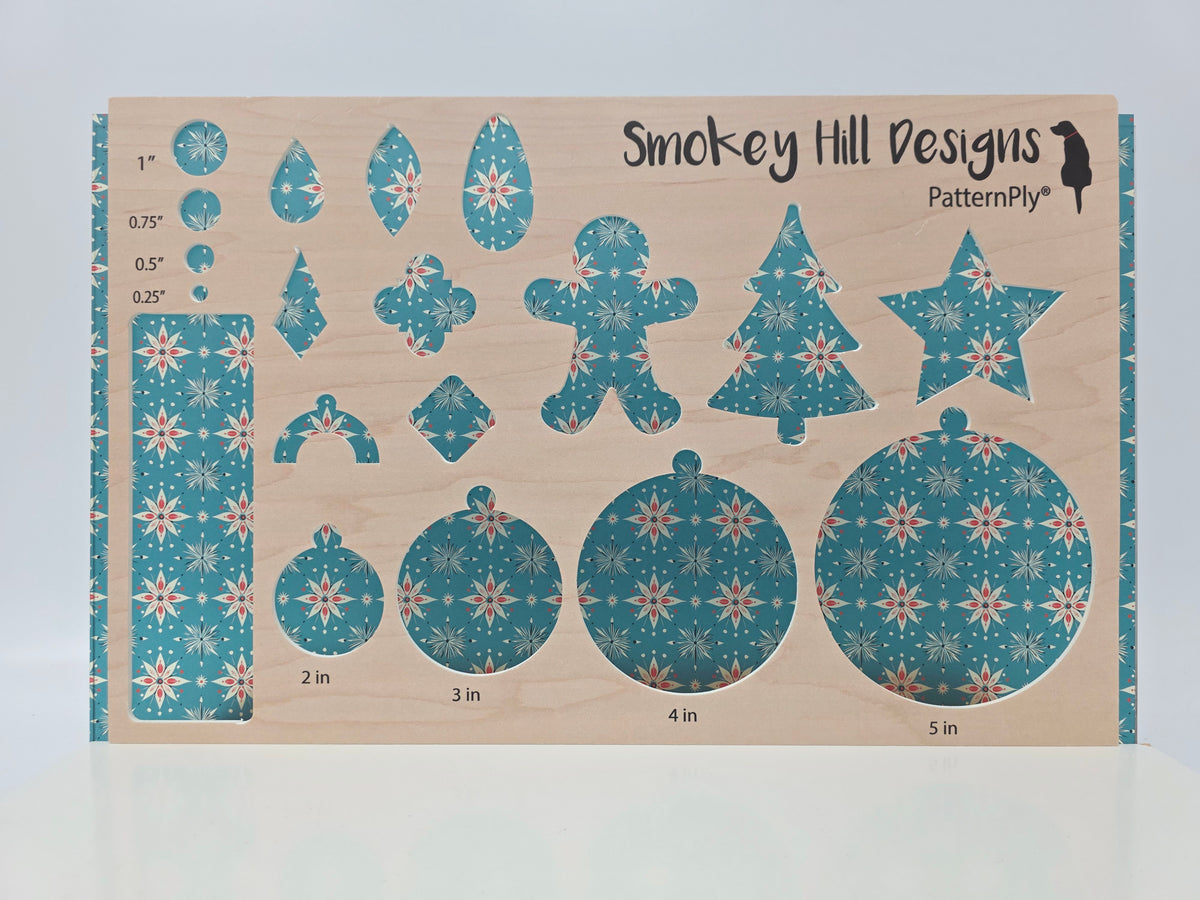PatternPly® Transparent Retro Snowflakes product photo 3