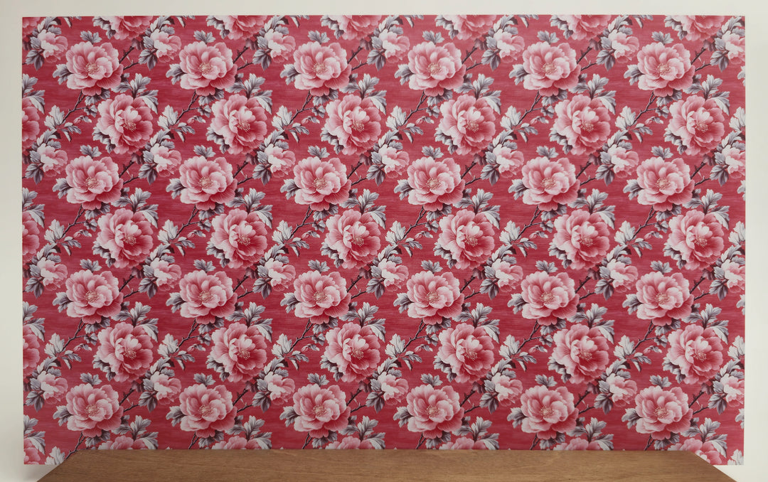 Pimk Rococo Pattern PatternPly® Full Coverage Rococo Pink Floral LARGE – Smokey Hill Designs