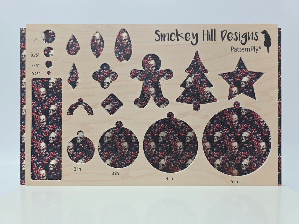 PatternPly® Transparent Skulls and Mistletoe product photo 3