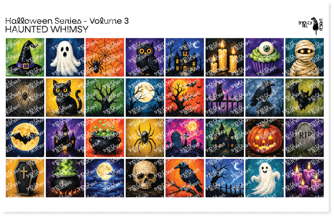 PatternPly® Transparent Halloween Series Volume 3 Haunted Whimsy Sampler