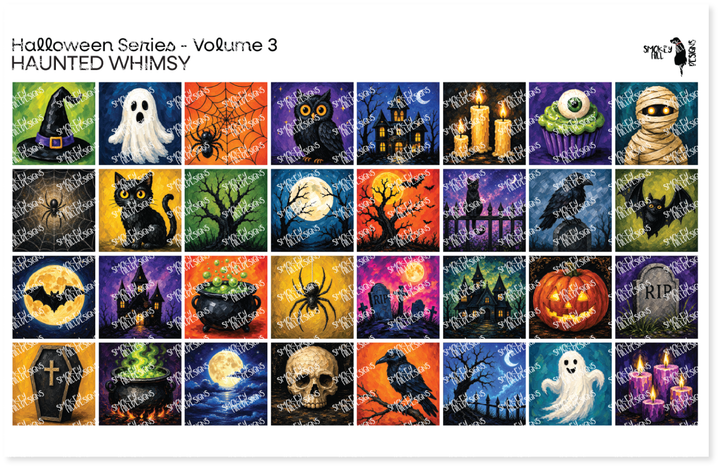 PatternPly® Transparent Halloween Series Volume 3 Haunted Whimsy Sampler