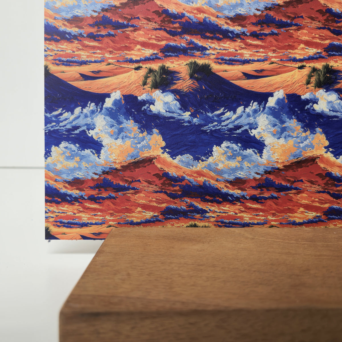 PatternPly® Full Coverage Abstract Dunes Large sheet showing the pattern