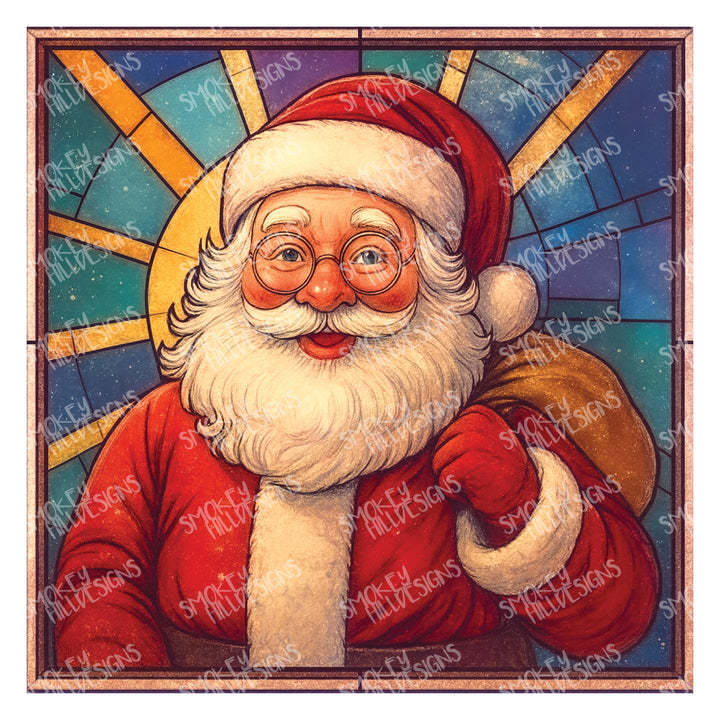 PatternPly® Transparent Santa Claus