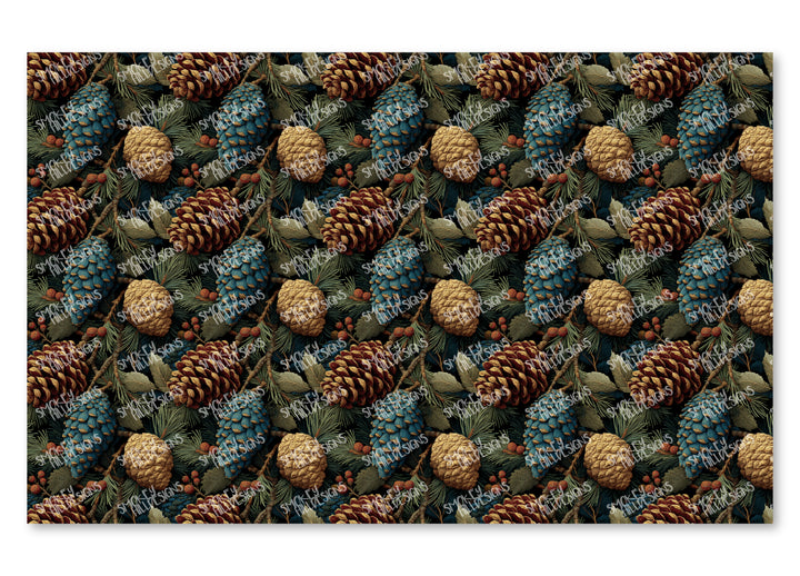 PatternPly® Full Coverage Sapphire Pine