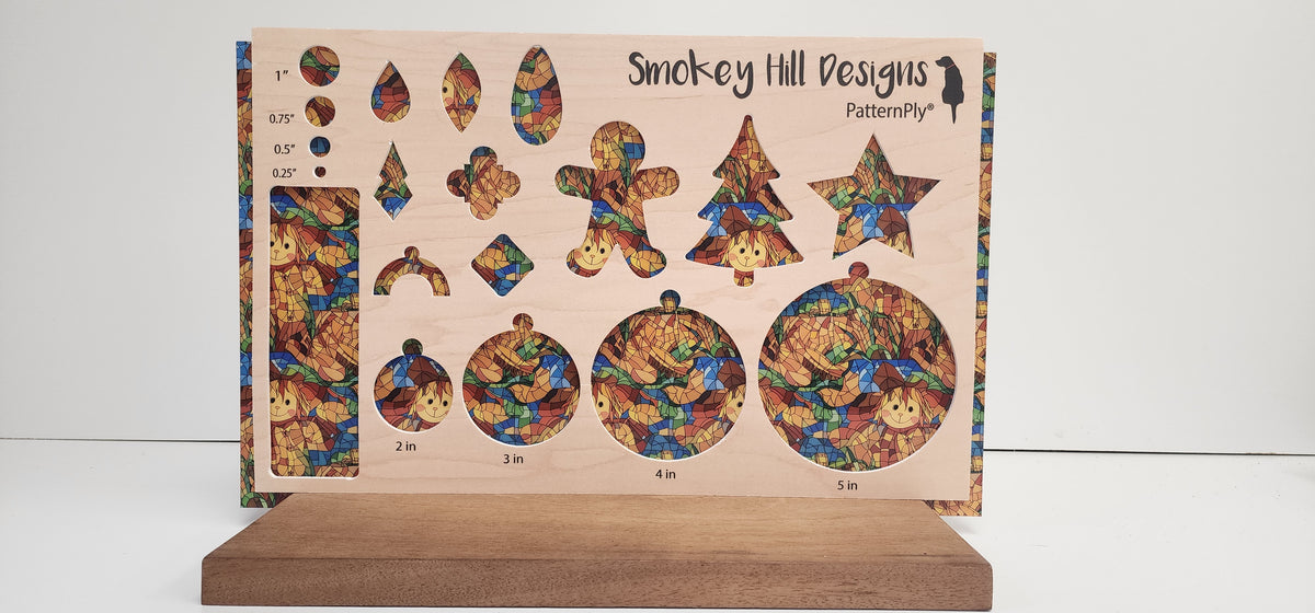 PatternPly® Full Coverage Stained Glass Scarecrow product photo 2