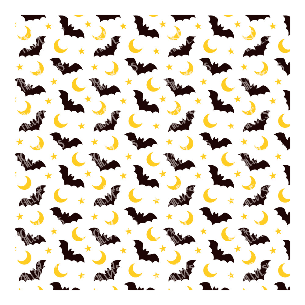PatternPly® Scattered Bats and Moons