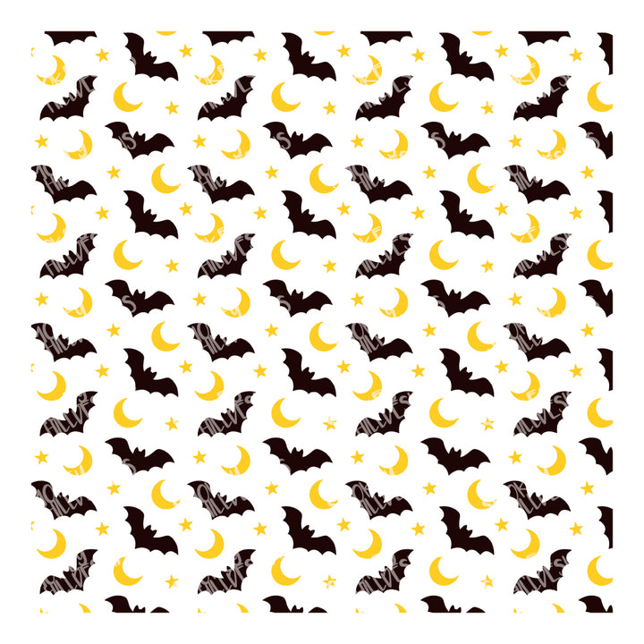 PatternPly® Scattered Bats and Moons