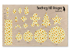 PatternPly® Scattered Swirling Sunflowers product photo 3