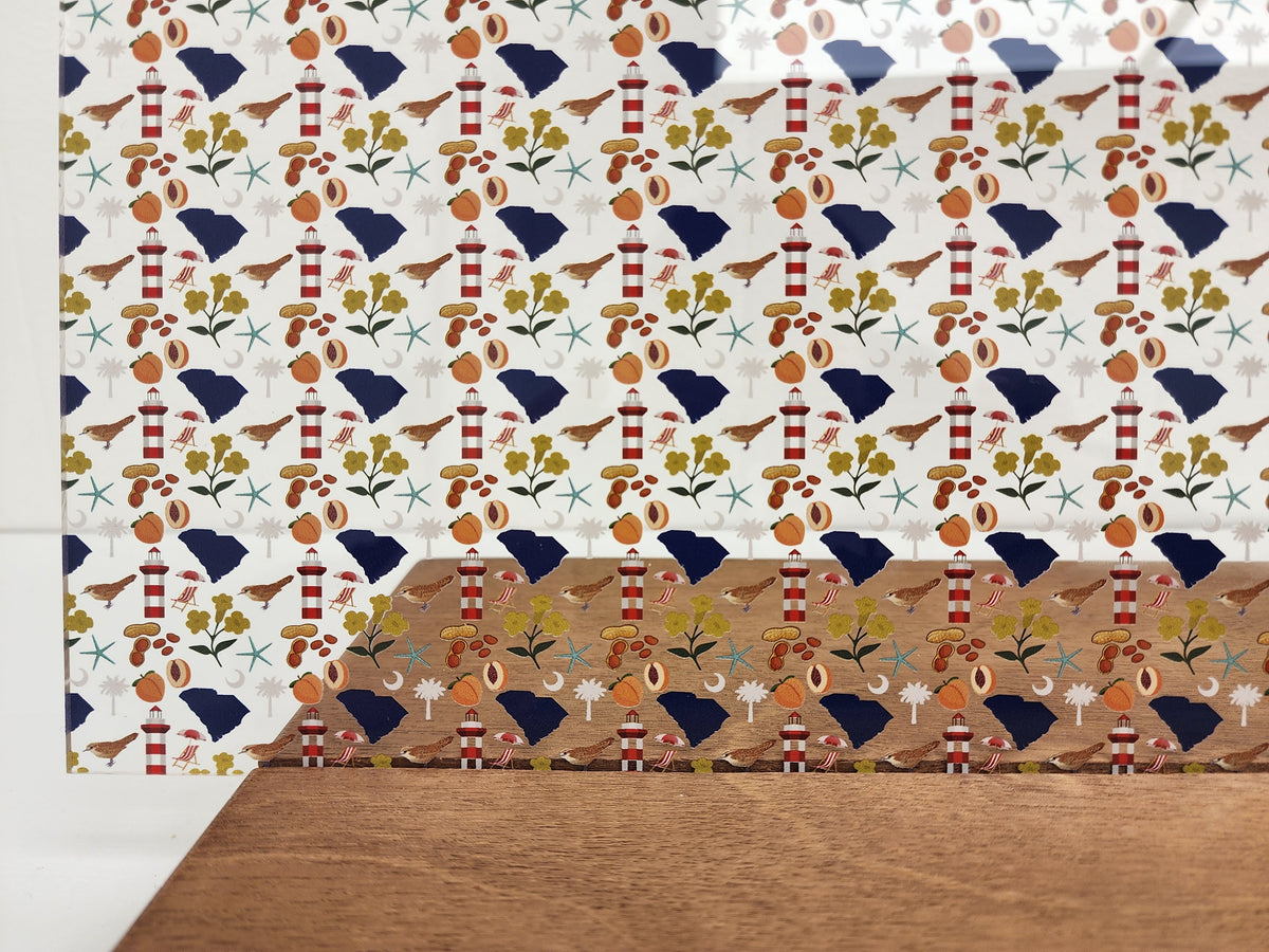PatternPly® Scattered South Carolina Icons sheet showing the pattern