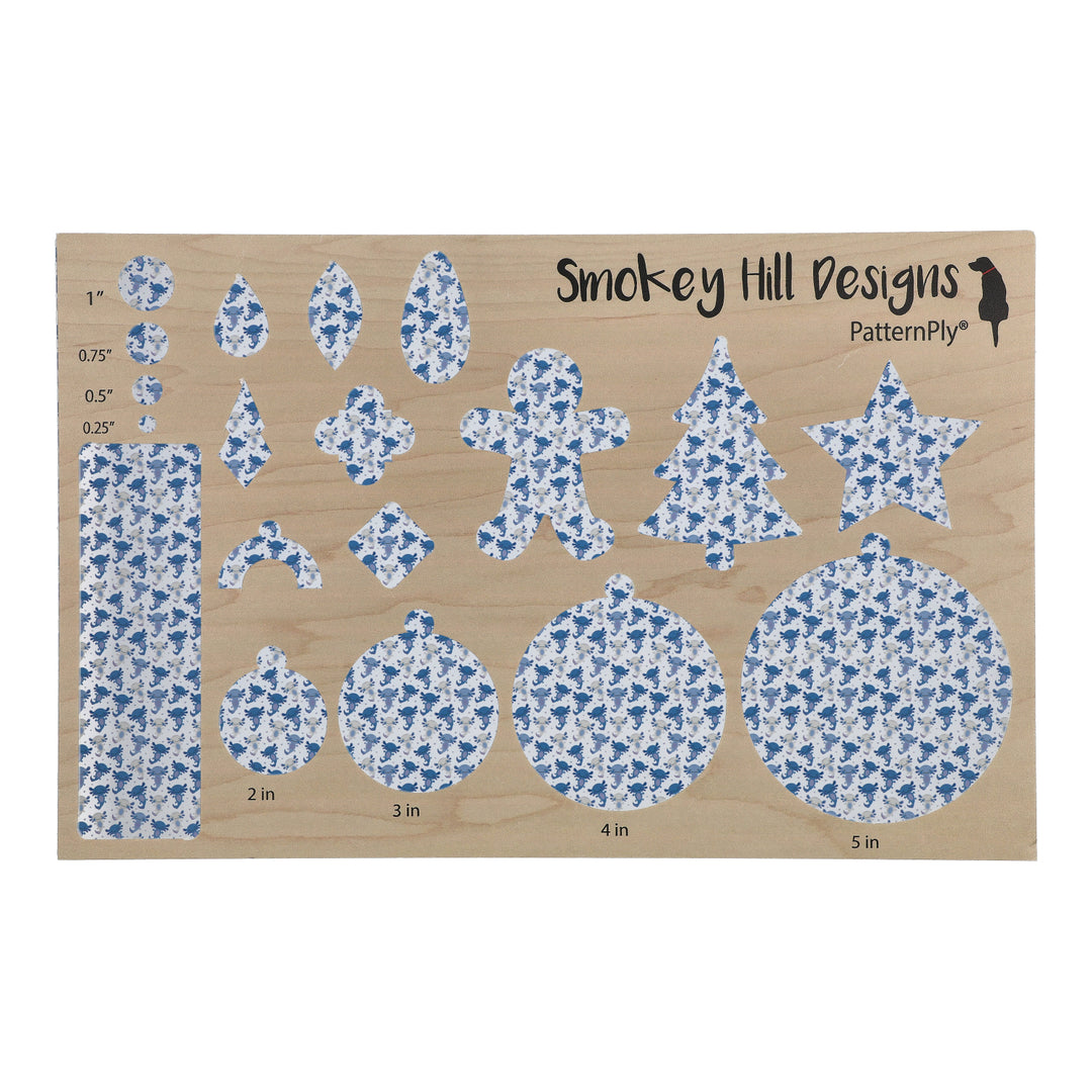 PatternPly® Scattered Blue Axolotls