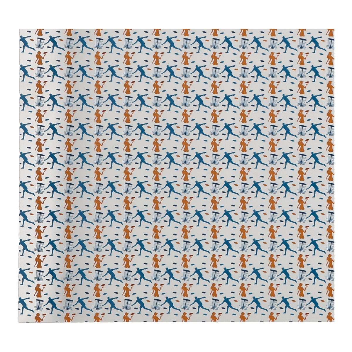 PatternPly® Scattered Disc Golf sheet showing the pattern