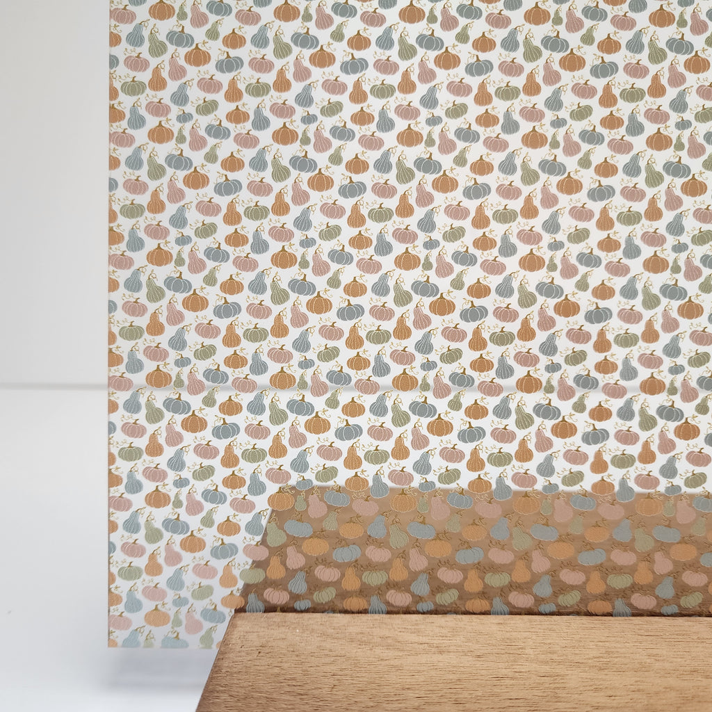 PatternPly® Scattered Pastel Pumpkins sheet showing the pattern