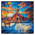 PatternPly® Full Coverage Schoolhouse In Winter product photo 2