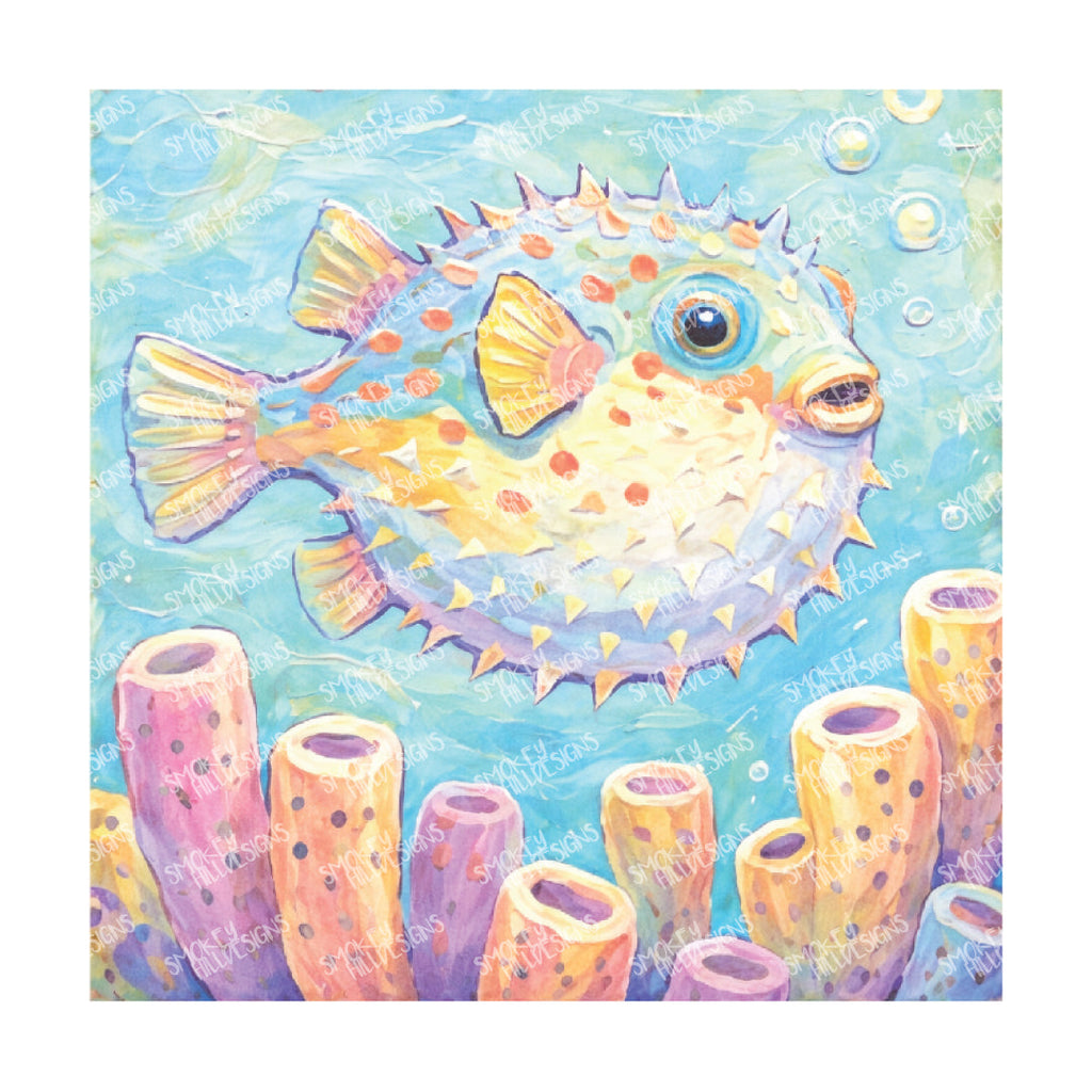 PatternPly® Transparent Sea Life Series Volume 1 Pastel Sea Life Series 21 art scene artwork