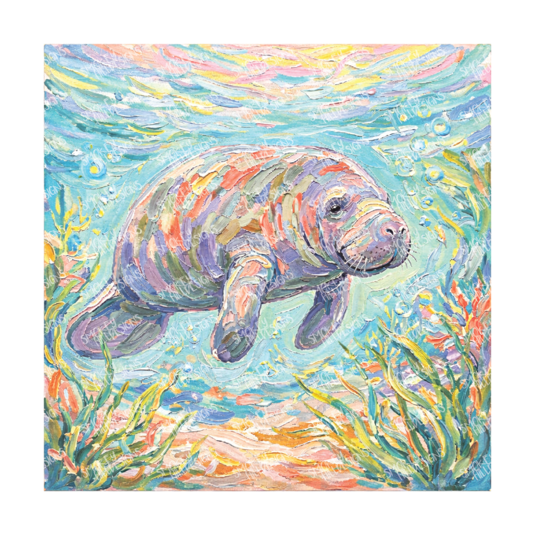 PatternPly® Transparent Sea Life Series Volume 1 Pastel Sea Life Series 30 art scene artwork