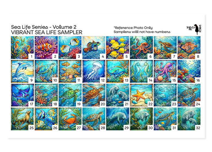 PatternPly® Full Coverage Sea Life Volume 2 Vibrant Sea Life Sampler