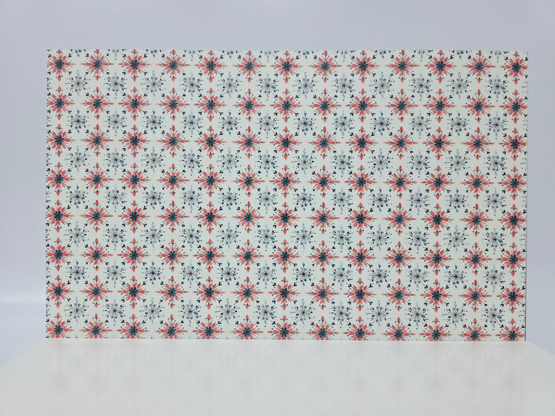 PatternPly® Full Coverage Shabby Snowflakes