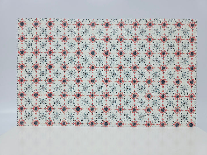 PatternPly® Full Coverage Shabby Snowflakes