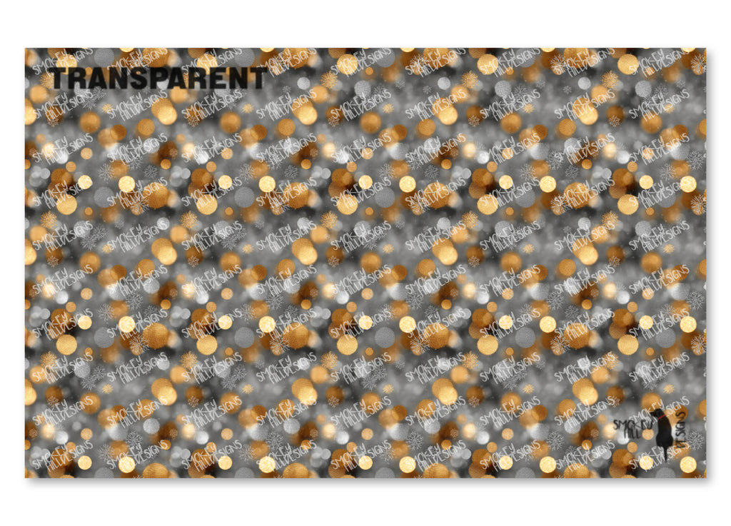 PatternPly® Transparent Silver and Gold Snow Bokeh product photo 2