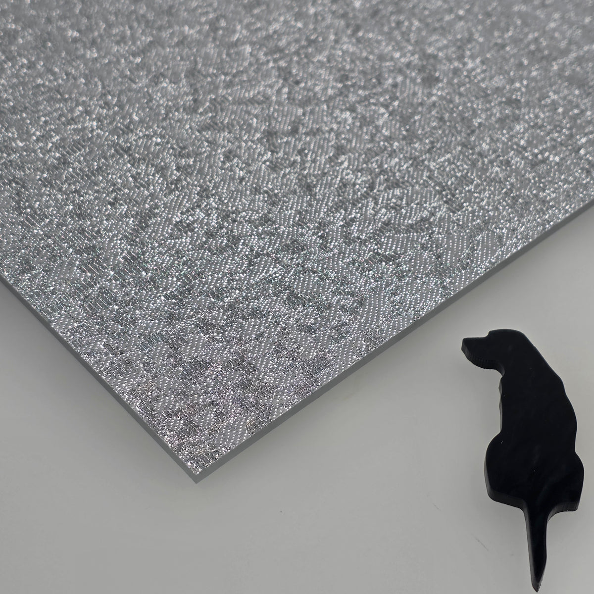 Silver Fiber Funk Fabric Acrylic