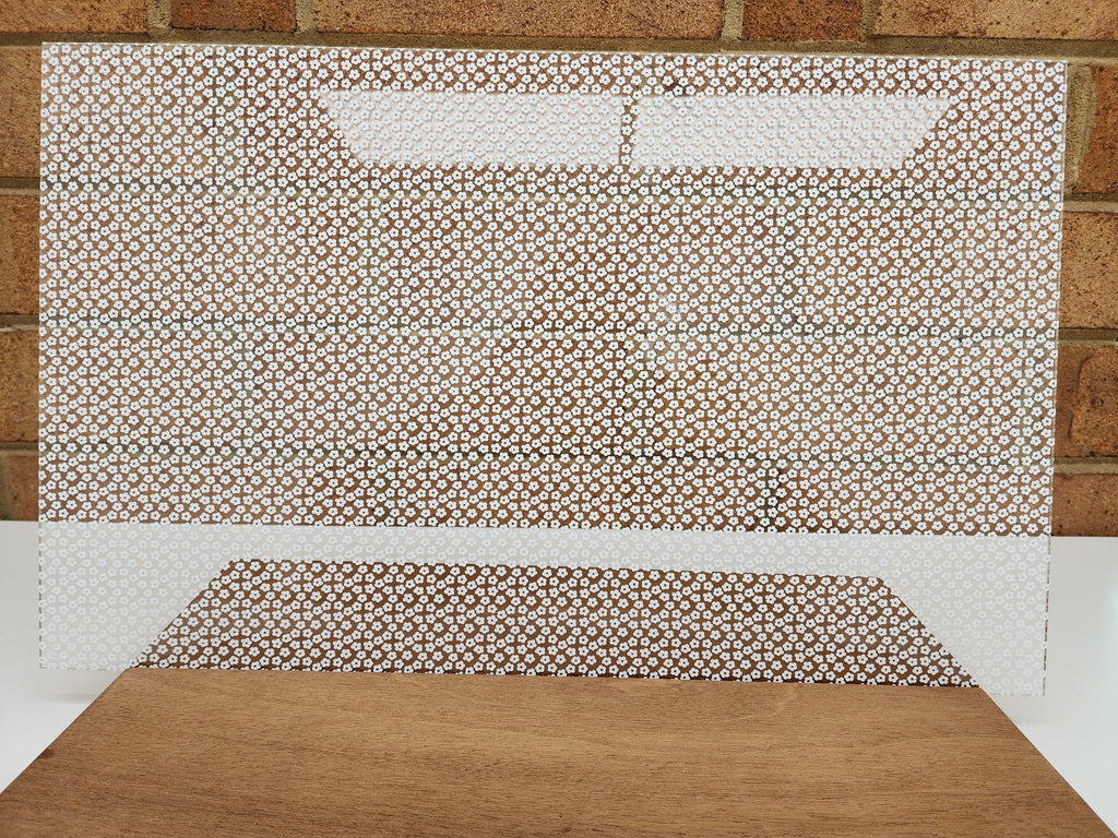 PatternPly® Scattered Simple Flowers WHITE product photo 3