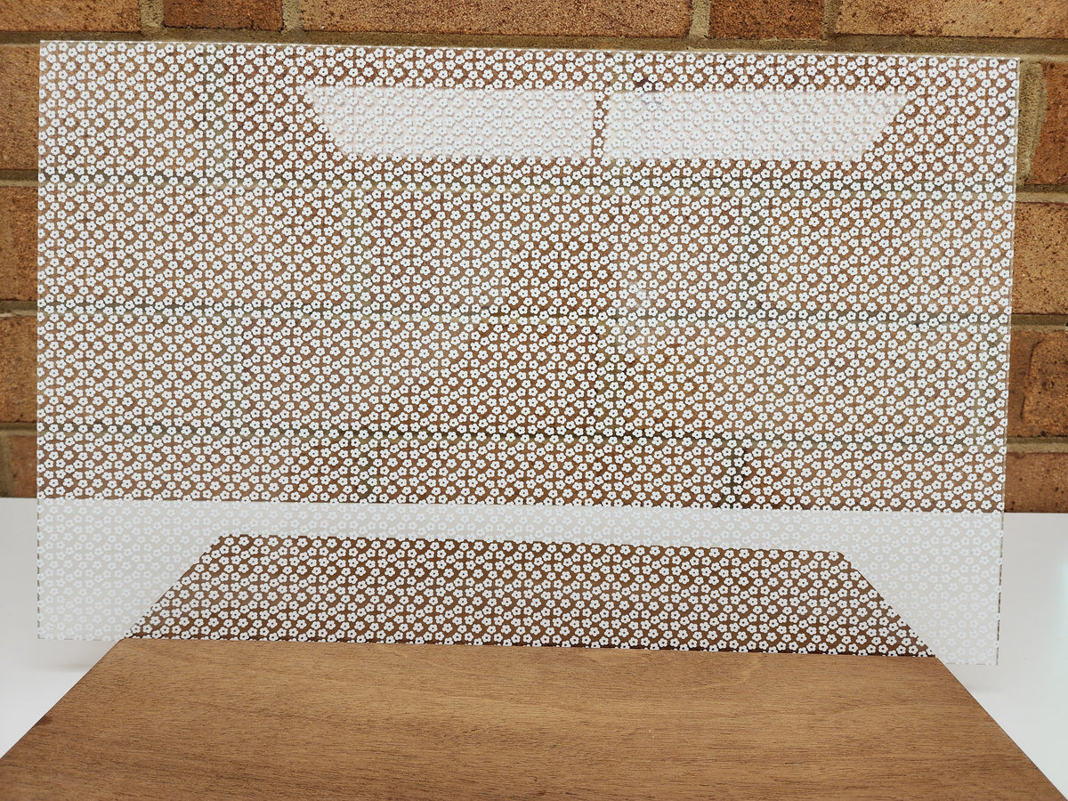 PatternPly® Scattered Simple Flowers WHITE product photo 3