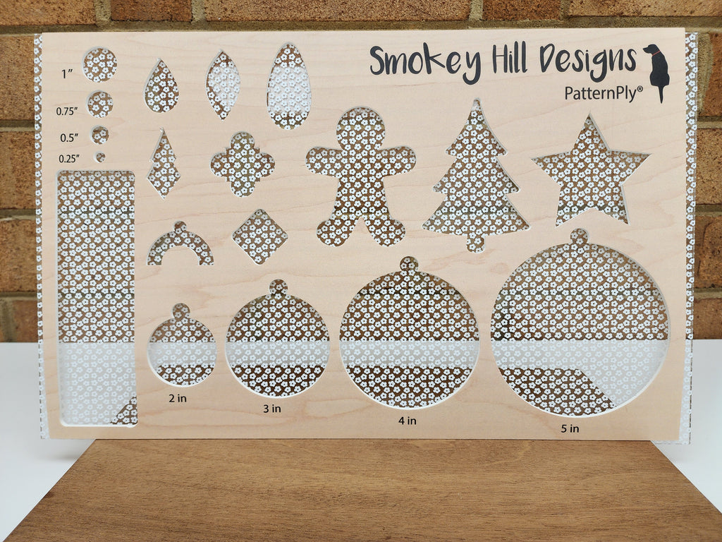 PatternPly® Scattered Simple Flowers WHITE product photo 2