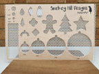 PatternPly® Scattered Simple Flowers WHITE product photo 2