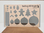 PatternPly® Scattered Simple Flowers BLACK product photo 2