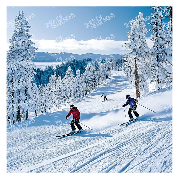 PatternPly® Transparent Skiers