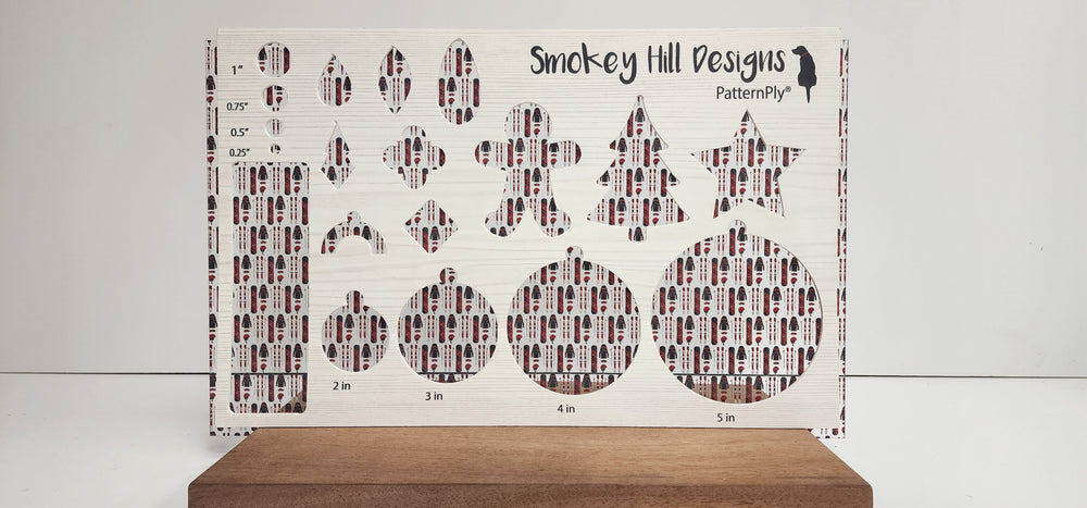 Skiving Patterns PatternPly® Scattered Skiing and Snowboarding – Smokey Hill Designs