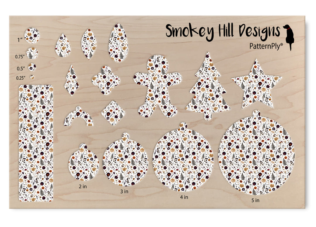 PatternPly® Scattered Skull Floral