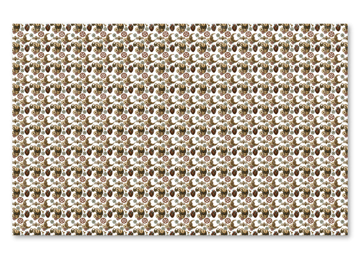 PatternPly® Scattered Skulls and Cogs