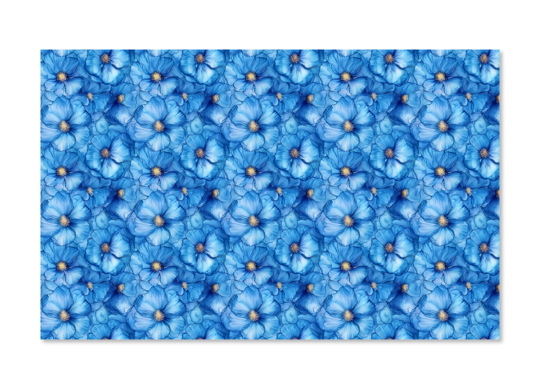 PatternPly® Full Coverage Sky Blue Floral