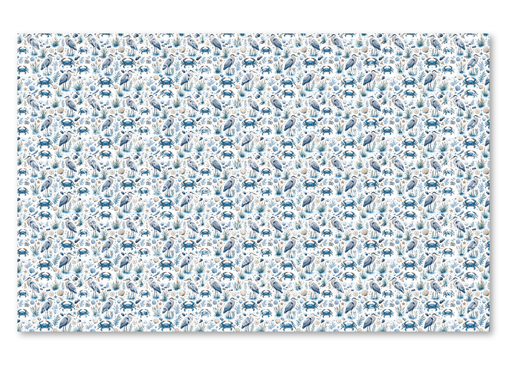 PatternPly® Scattered Blue Crab And Heron Micro product photo 2
